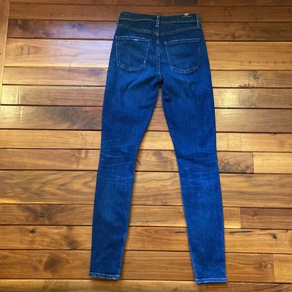 Citizens of Humanity Distressed Rocket High Rise Skinny Jeans 24 - Picture 9 of 16